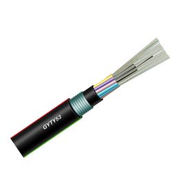 chất lượng  6 Core Outdoor Fiber Optic Cable Single Mode For Direct Buried with PE outer sheath nhà máy