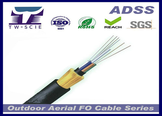 Trung Quốc Long Span Aramid Sợi cường độ cáp quang bọc thép Tự hỗ trợ ADSS trên không