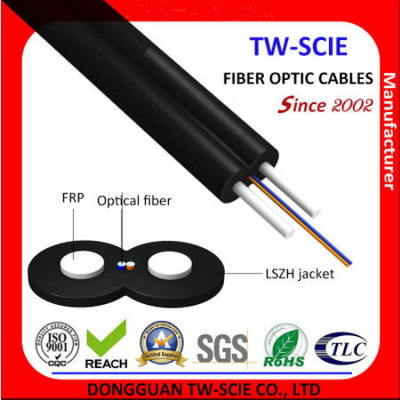 Cáp thả FTTH 1 lõi Chế độ đơn 8,2kg / km Trọng lượng cáp Hiệu suất tốt G652D