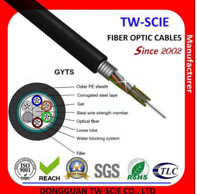 Cáp quang bọc thép 2-144 lõi G652D để giao tiếp