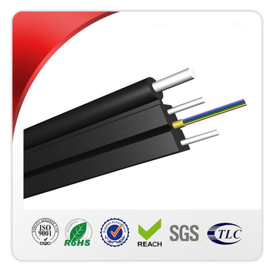 Mã HS ngoài trời 2 lõi 8544700000 với dây thép tăng cường cáp thả trong nhà FTTH