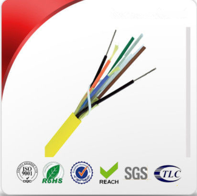 Kevlar tăng cường cáp quang sợi đa lõi cho cáp trong nhà FTTB