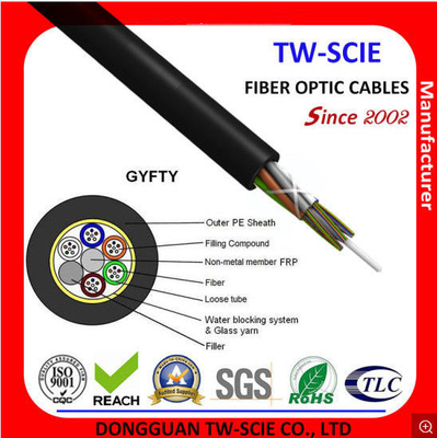 Cáp quang đơn chế độ đa sợi điện môi không bọc thép 2 - 288 lõi GYFTY