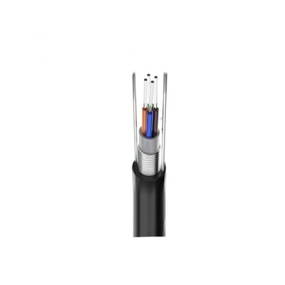 Một chế độ quang học trung tâm Uni-tube thép lằn lằn dây dẫn trên không GYXTW Cáp quang sợi