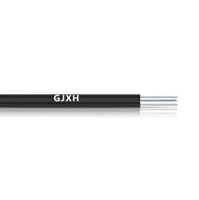 2 lõi đơn chế độ với 2 dây cáp quang sợi quang FRP FTTH GJXH