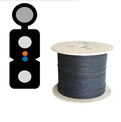 FTTH Indoor Outdoor GJYXCH Cáp quang sợi quang rơi FRP/Steel G657A 1 2 4 lõi chế độ đơn LSZH Jacket Sợi quang