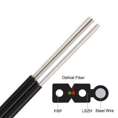 Cáp quang quang quang thép củng cố FTTX FTTH FTTR Drop Cáp sợi