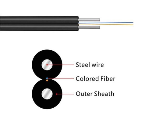 FTTH Drop Cable 1 CORE G657A2 G657A1 Cáp quang sợi