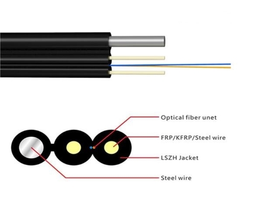 FTTH Drop Cable 1 CORE G657A2 G657A1 Cáp quang sợi