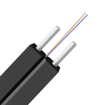 Trong nhà FTTH Drop Cable, FRP Strength Memeber, 1-12F,Choice Of OS2/OM2/OM3/OM4,LSZH