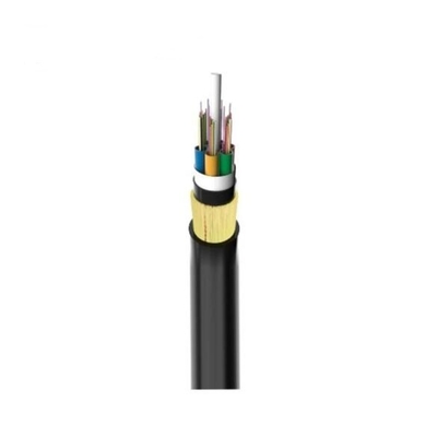 Cáp quang sợi ADSS tự hỗ trợ ngoài trời đơn / hai áo khoác 2 đến 144 lõi Sm G652D