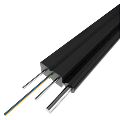 4 lõi phẳng tự hỗ trợ FTTH ngoài trời thả Cáp quang sợi Gyfxtby