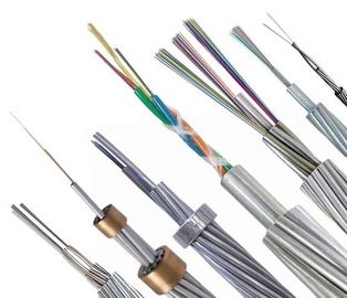 Vỏ nhôm bọc thép không gỉ Quang học Composite Cáp nối đất trên không 72core OPGW