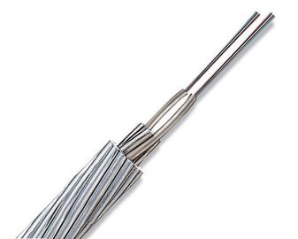 Vỏ nhôm bọc thép không gỉ Quang học Composite Cáp nối đất trên không 72core OPGW