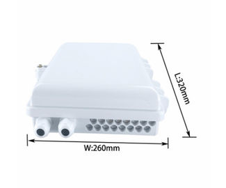 Quản lý sợi mật độ cao 16 lõi hộp chia sợi quang ngoài trời ABS / PC Vật liệu thân thiện với môi trường