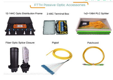 Lợn sợi quang LC / SC / FC / ST / MU / E2000 Khả năng lặp lại tốt cho FTTH