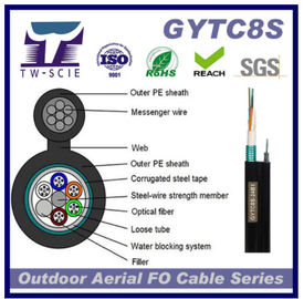 36 Core GYTC8s Cáp mạng cáp quang Tự hỗ trợ Phương pháp lắp đặt trên không