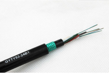Cáp quang ngoài trời 6 lõi Chế độ đơn để chôn trực tiếp với vỏ bọc bên ngoài PE
