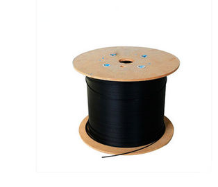 Áo khoác LSZH / PVC 1 2 4 lõi Chế độ đơn FRP Sức mạnh GJXFH Flex Cáp thả sợi quang FTTH bền