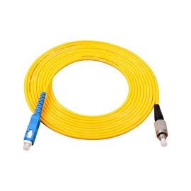Dây vá SC -LC, Cáp vá sợi quang Đường kính 2,00mm PVC Nhà máy vật liệu có độ đồng tâm cao
