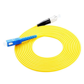 FC UPC To SC UPC Simplex 3.0mm PVC Cáp sợi quang đơn mode, Dây nhảy sợi Jumper