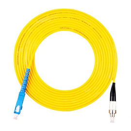 FC UPC To SC UPC Simplex 3.0mm PVC Cáp sợi quang đơn mode, Dây nhảy sợi Jumper