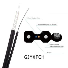 Áo khoác nhẹ LSZH / PVC chống thấm nước Mạng FTTH Cáp thả trong nhà