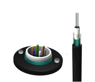 2-24 Core G652D GYXTW Un I- Cáp quang bọc ngoài trời Cáp quang / Truyền thông SM Cáp quang