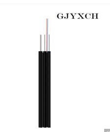 Vỏ bọc LSZH Cáp quang trong nhà Sợi Kevlar Độ bền vật liệu Thành viên-Cáp FTTH