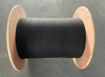 Cáp quang trong nhà Áo khoác đen Cáp thả FTTH với sợi quang G657A1 cho trong nhà
