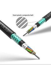 96core GYTA53 Ống lỏng Stranding Cáp quang ngoài trời bọc thép đôi bọc thép trực tiếp