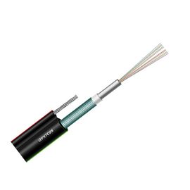 GYXTC8S Tự hỗ trợ Cáp quang bọc thép ngoài trời 12 lõi Hình 8 Loại cho ống dẫn hoặc trên không
