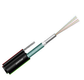 Ống lỏng trung tâm Hình 8 Cáp trên không tự hỗ trợ màu đen, 12 lõi F cho ngoài trời