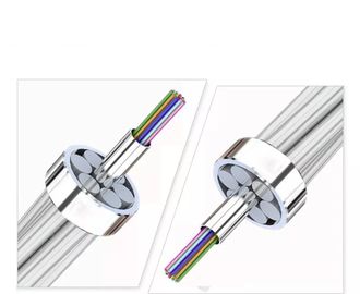 Đa chế độ PBT Loại dây nối đất quang OPGW Đường kính lớn và dung lượng sợi Cáp quang