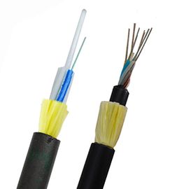 48 lõi ADSS Cáp quang tự hỗ trợ Màu đen Vỏ ngoài Màu 100 Span