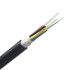 48 lõi ADSS Cáp quang tự hỗ trợ Màu đen Vỏ ngoài Màu 100 Span