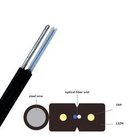 GJYXCH / GJYXFCH Cáp thả dây FTTH đen / trắng tự hỗ trợ ngoài trời