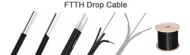 Cáp quang hình bướm FTTH GJYXFH Simplex Bow Type G657A1 Drop Wire Fiber Optic 2 Core