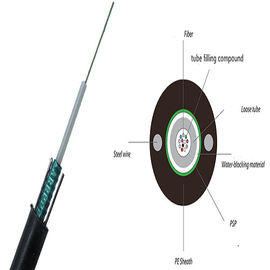 GYXTW Single Mode Central Loose Tube Cáp quang ngoài trời và ống dẫn 6f
