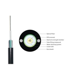 GYXTW 16 Core Single Mode Central Loose Tube Outdoor Aerial and Duct Cable Cáp quang sợi