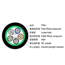 OEM Loose Tube Stranded GYTS Cáp quang ngoài trời trên không và ống dẫn 60 lõi SM