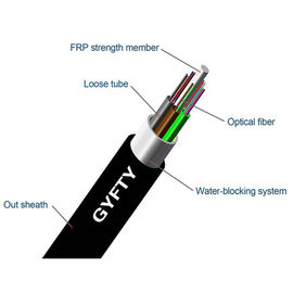 FRP 122-144 lõi Cáp quang ngoài trời GYFTY G652D
