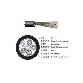 24 sợi quang Cáp lỏng lẻo Ống GYTA Ngoài trời và Ống dẫn G652D Cáp quang