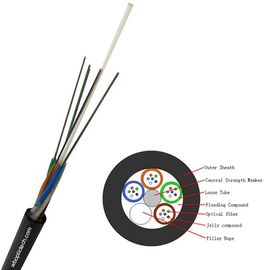 Cáp quang trên không phi kim loại OEM 2 - 288 Số lượng sợi lõi với chất làm đầy hợp chất
