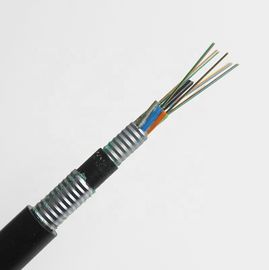 Vỏ bọc đôi HDPE GYTA53 / GYTS53 Chế độ đơn bọc thép về cáp quang ngoài trời được chôn trực tiếp