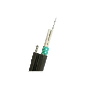 Trên không GYTC8S Ống lỏng 6 lõi Cáp quang bọc thép đơn Chế độ