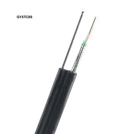 GYXTC8S HDPE bên ngoài màu đen Vỏ ngoài Cáp quang ngoài trời Ống đơn Hình 8 Hình dạng Sứ giả dây đơn