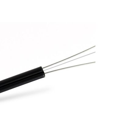 Cáp quang trong nhà 1 lõi G657A1 Sợi FRP LSZH Cáp thả vỏ Cáp FTTH Drop