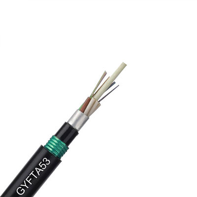 Cáp quang bọc thép 6 lõi Cáp quang Single Mode G652D cho ống dẫn và cáp arieal áo giáp bằng thép không gỉ