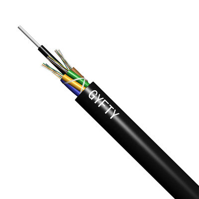 Black Aerial Single Mode GYFTY 6/12/24 Cặp FRP Cáp quang ống lỏng